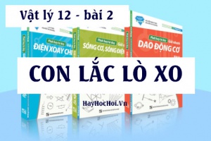 Con lắc lò xo, chu kỳ, tần số, thế năng của con lắc lò xo bài tập vận dụng có lời giải - Vật lý 12 bài 2